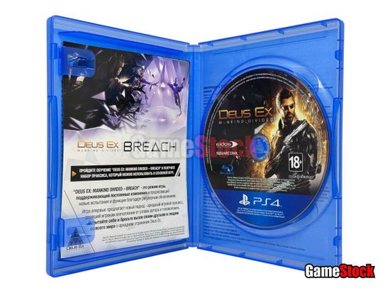 PS4 Deus EX: Mankind Divided (Б/У, Полностью на русском языке, CUSA-01836)