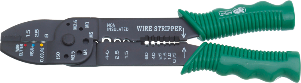 1932-09 Клещи для зачистки и обжимки проводов, 225 мм