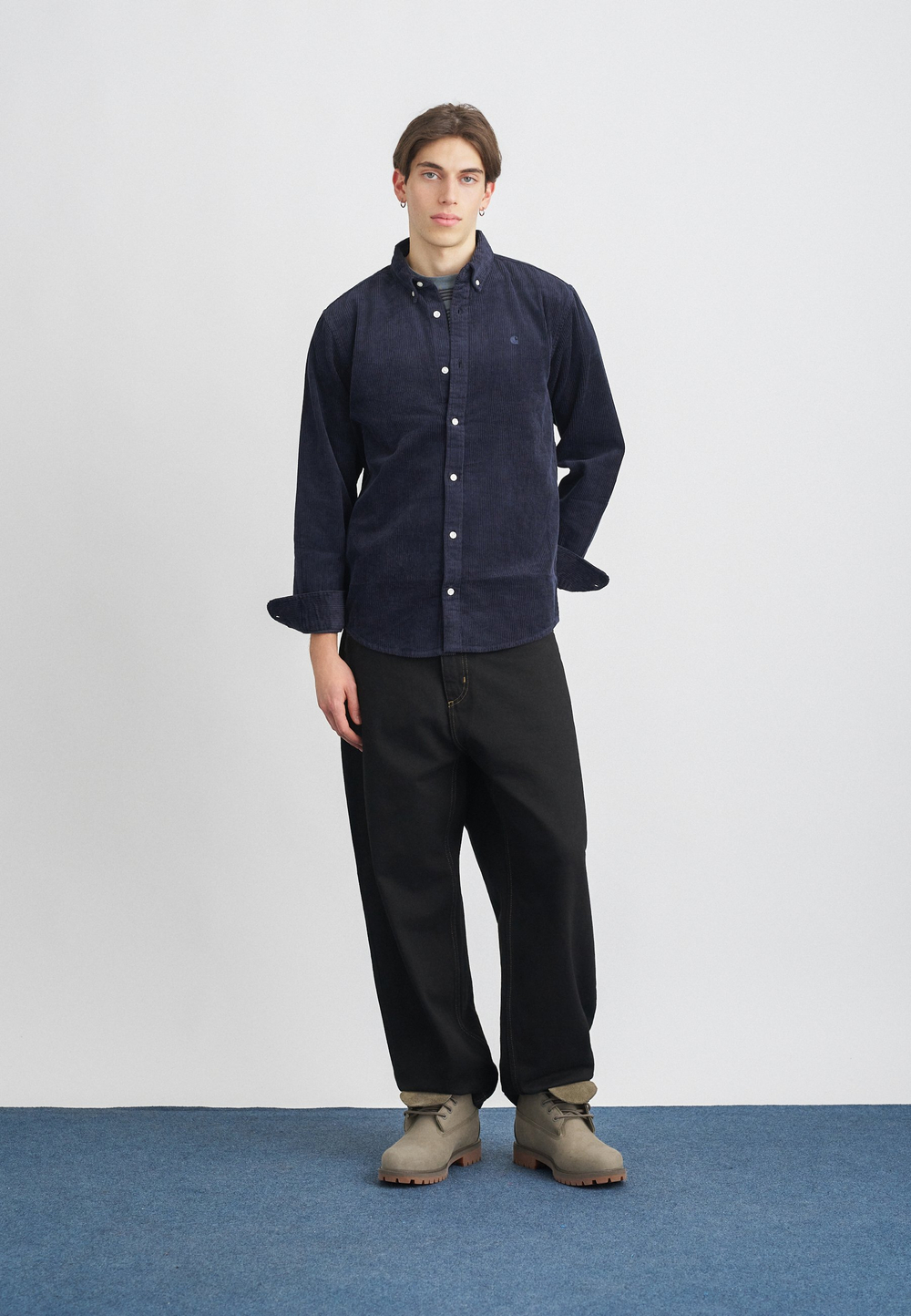 Carhartt WIP MADISON - Рубашка - Синий