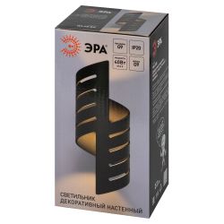 Светильник настенный ЭРА WL48 BK G9 IP20 черный | Настенная подсветка