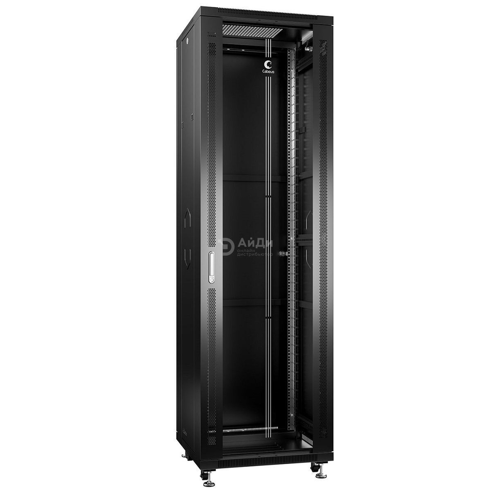Шкаф телекоммуникационный напольный Cabeus SH-05C-42U60/80-BK