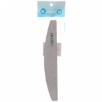 Пилка для ногтей наждачная в пакете «Ultramarine - Professional» абр. 150/180, полумесяц, цвет серебро, 17,8*2,8см