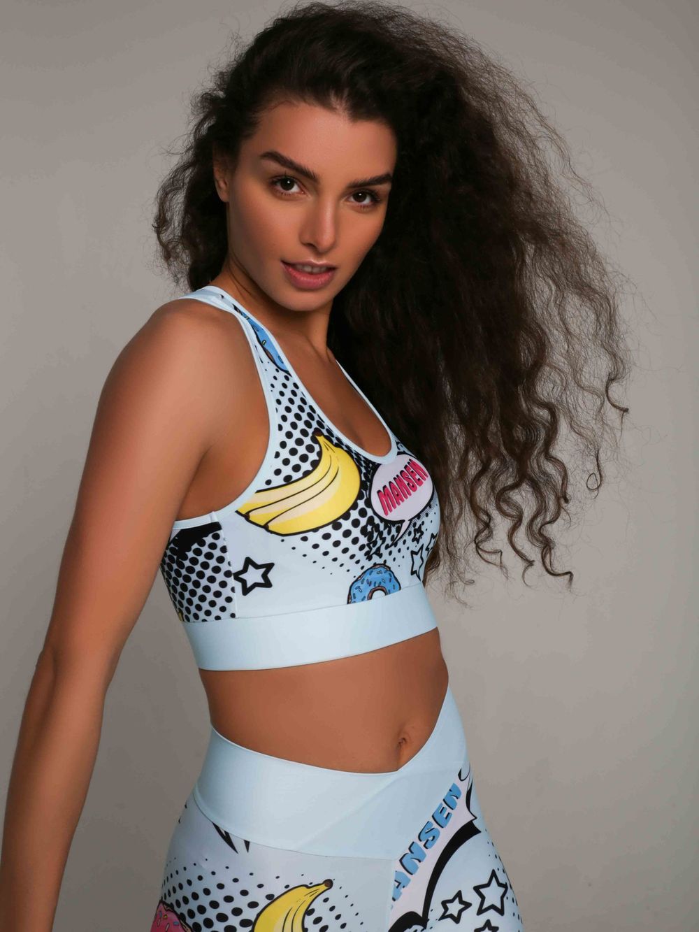 Леггинсы Pop art Blue