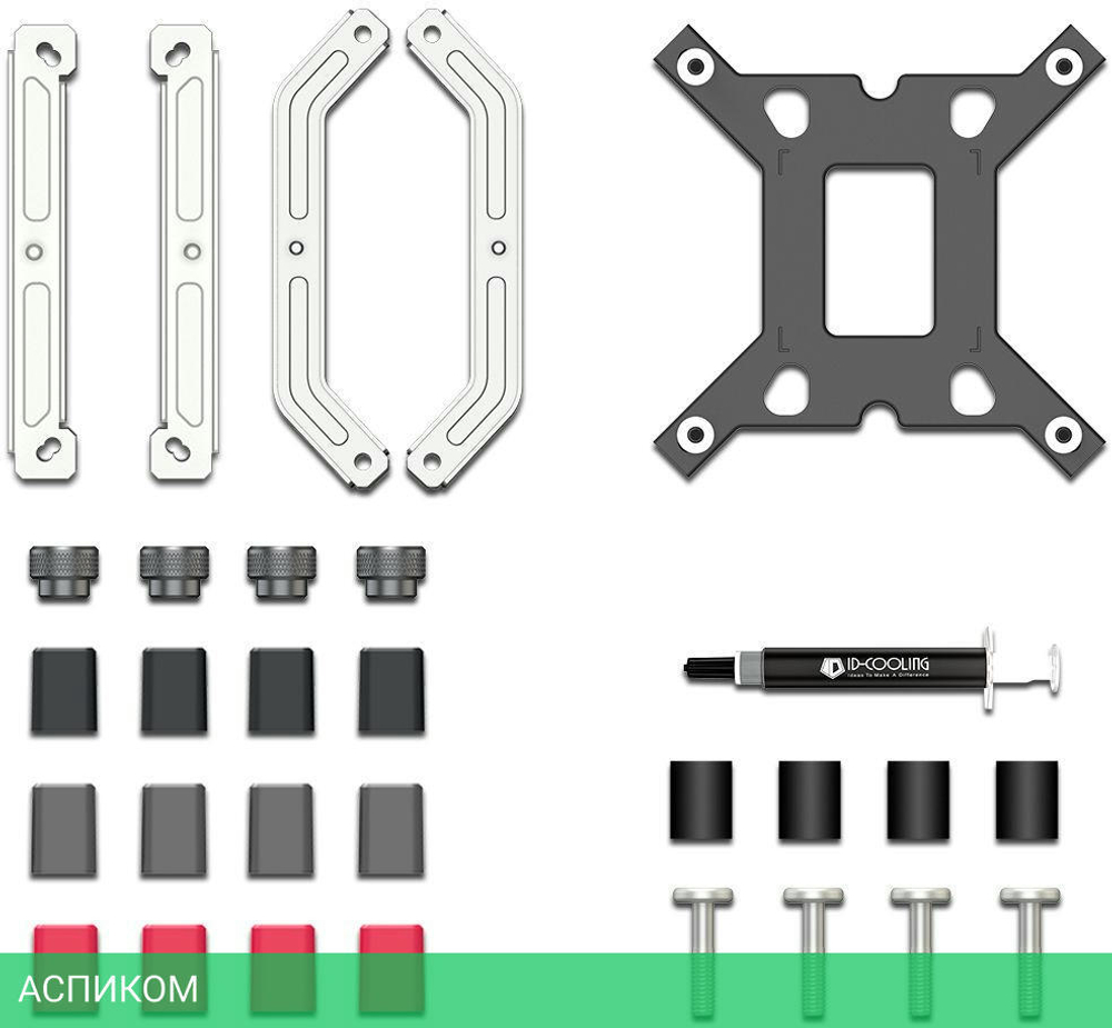 Кулер для процессора ID-Cooling FROZN A410 ARGB White