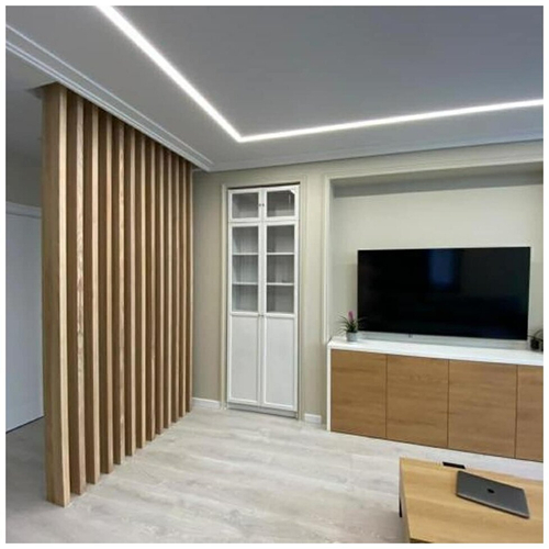 Реечная перегородка из Ясеня 40х160мм