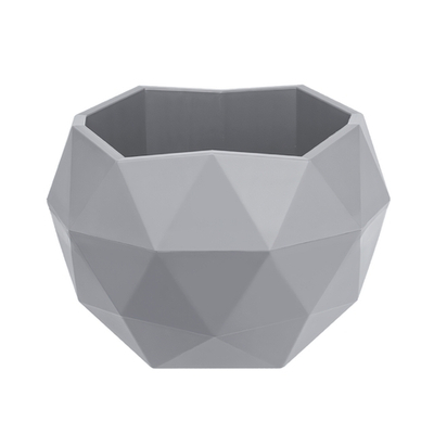 Кашпо "Топаз" (1,2л.) Цв. Серый жемчуг