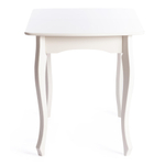 Стол CATERINA PROVENCE  бук, мдф, 100+30x70x75 см, Ivory white