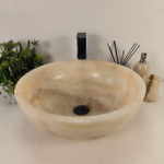 Раковина из оникса Bowl Yellow TinLip BO-64722 45*45*17 0199