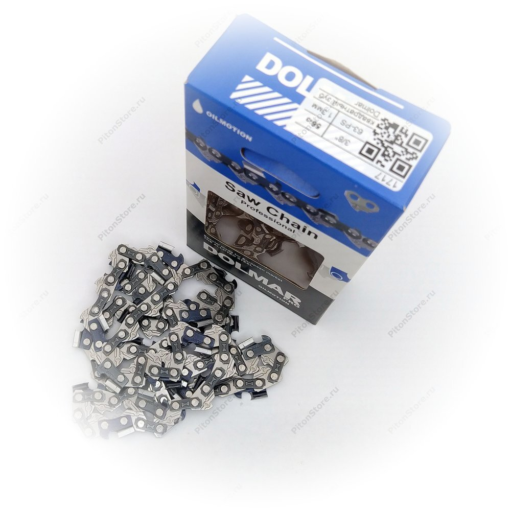 Цепь пильная 3/8", 56-зв, 1.3-мм (квадратный зуб, 63-PS, коробка, P-350/351, оригинал) [Dolmar]