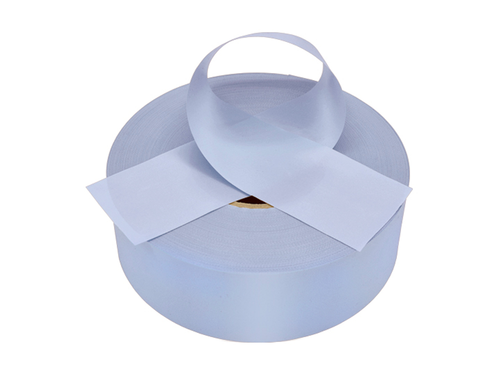 Лента плиссированная для наградных розеток. 053-2 нежно-сизая