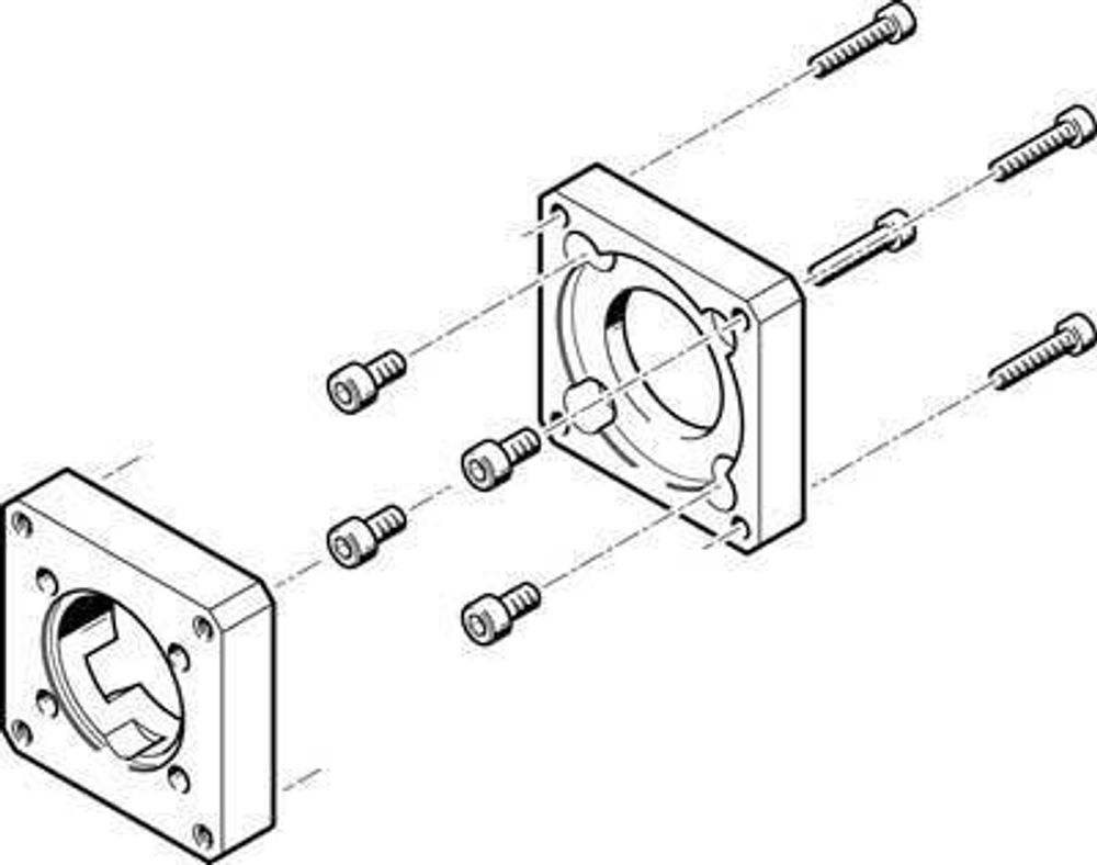 EAMF-A-38A-60G/H Фланец электродвигателя