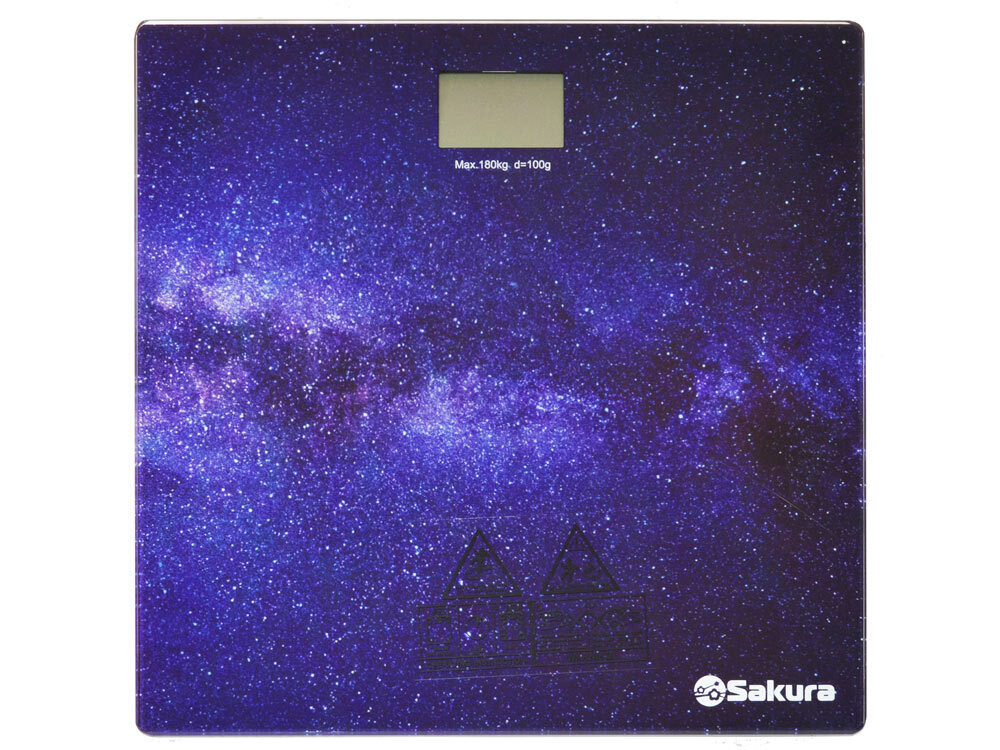 Весы напольные электронные до 180кг "Космос"