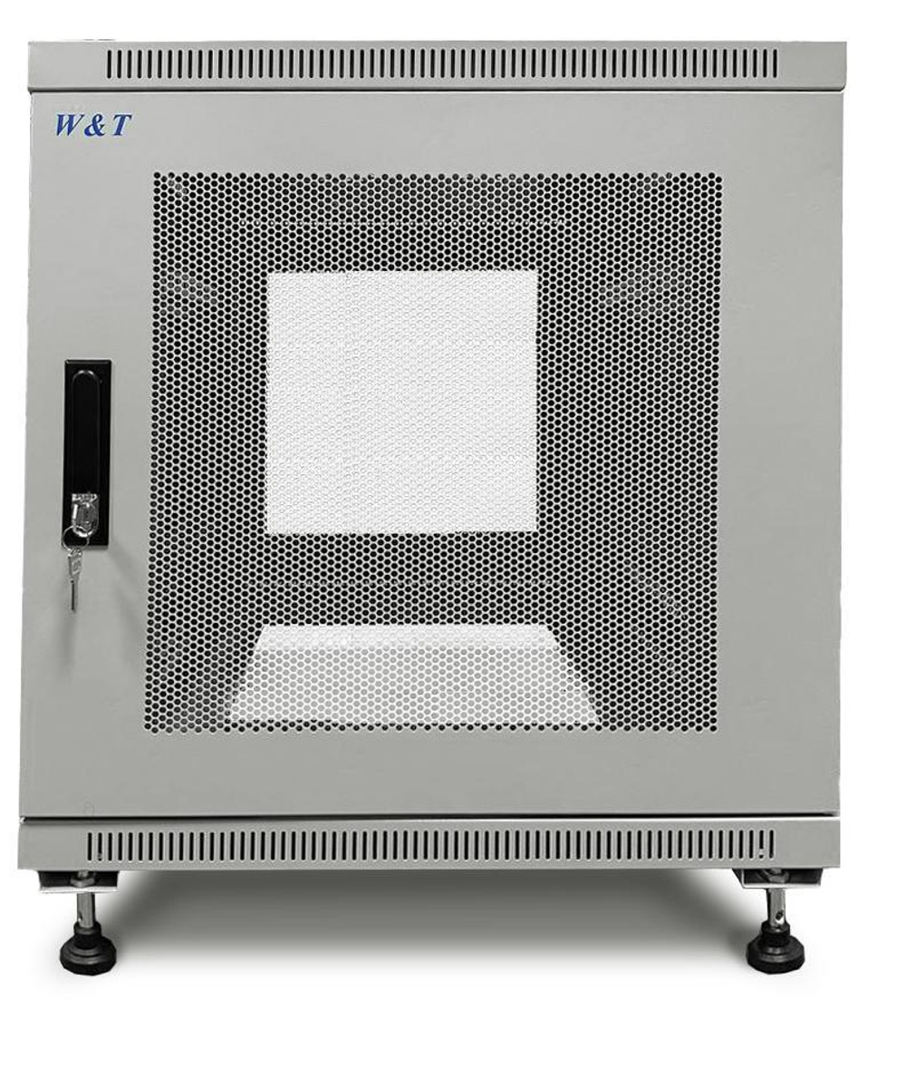 Шкаф напольный 19", 12U W&T D126080GWTWOF