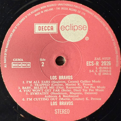 Виниловая пластинка Los Bravos - Los Bravos LP