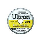 Леска ULTRON Fluo Winter 0,28 мм., 8,5 кг, 30 м, флуоресцентная