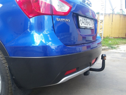 Фаркоп для Suzuki SX4 S-Cross (2013-) (без электрики) (паспорт и сертификат) AvtoS.SZ12