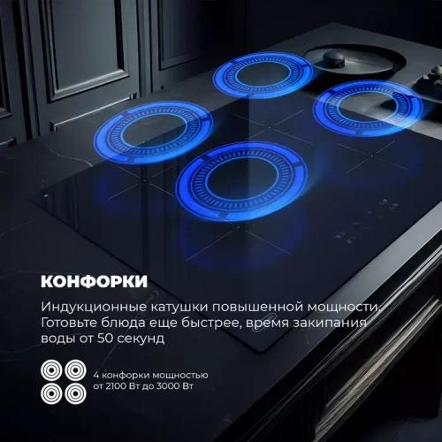 DeLonghi Индукционная варочная панель PIN 62 RUS