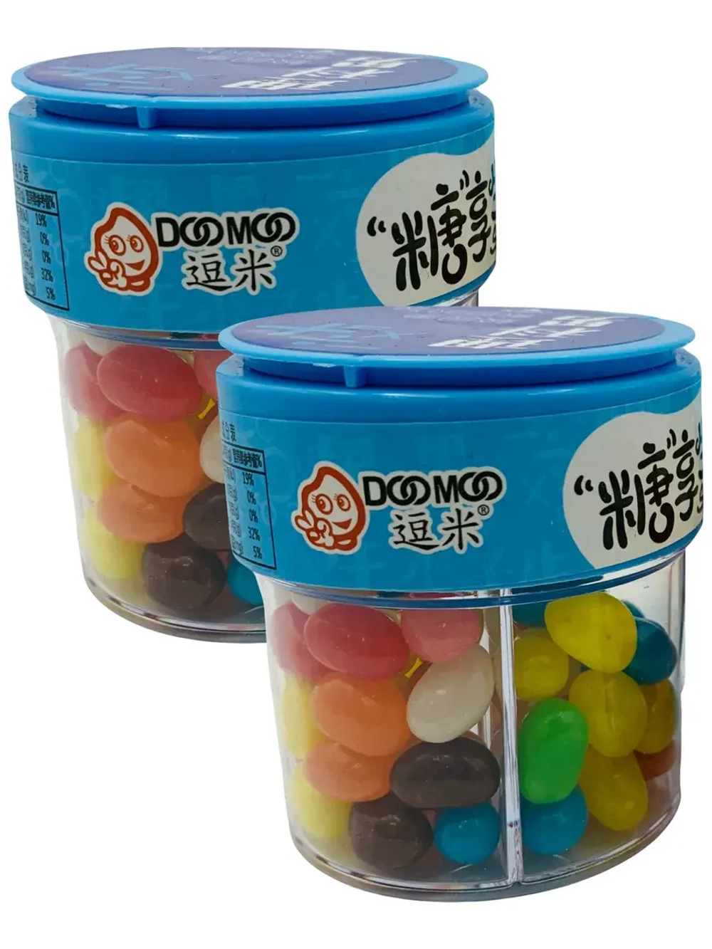 Жевательные драже бобы в разноцветной глазури 75 г * 2 шт