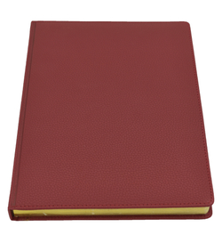 Ежедневник в линейку А4 Красный