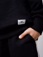 Свитшот для мальчика черный школьный