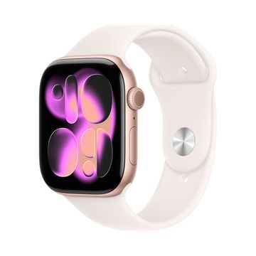Умные часы Apple Watch Series 11, 46 mm, Rose Gold Aluminium Light Blush Sport Band M/L