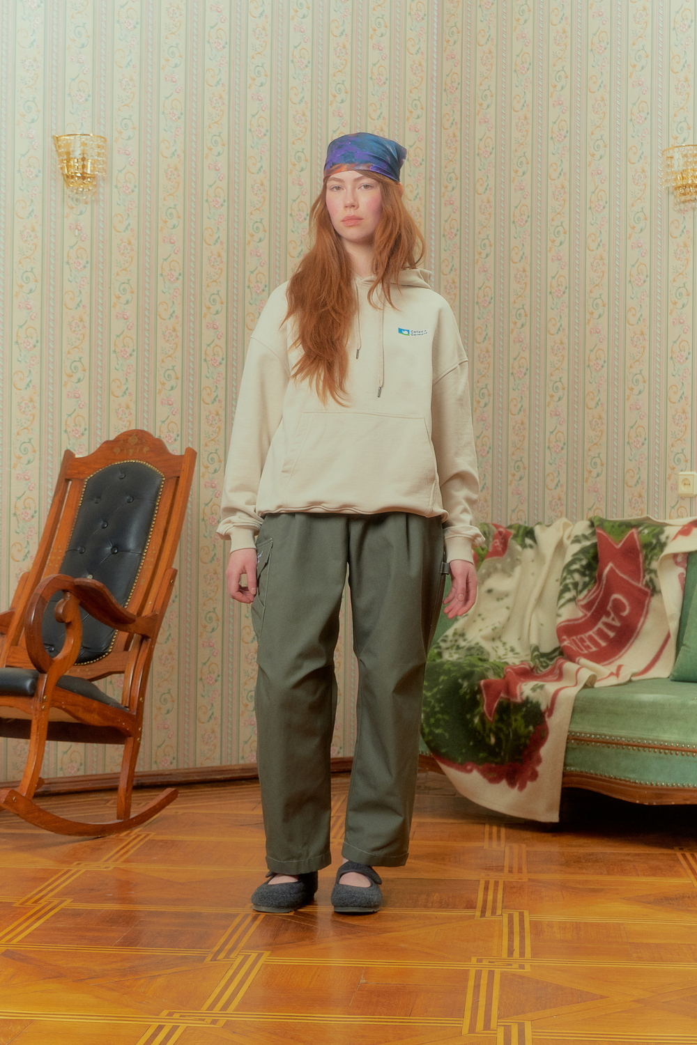 Брюки Called a Garment Duck Canvas "Olive"