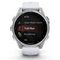 Garmin Fenix 8 43 мм Silver — умные часы с AMOLED-дисплеем и белым ремешком