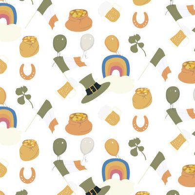 Pattern on St. Patrick's Day theme