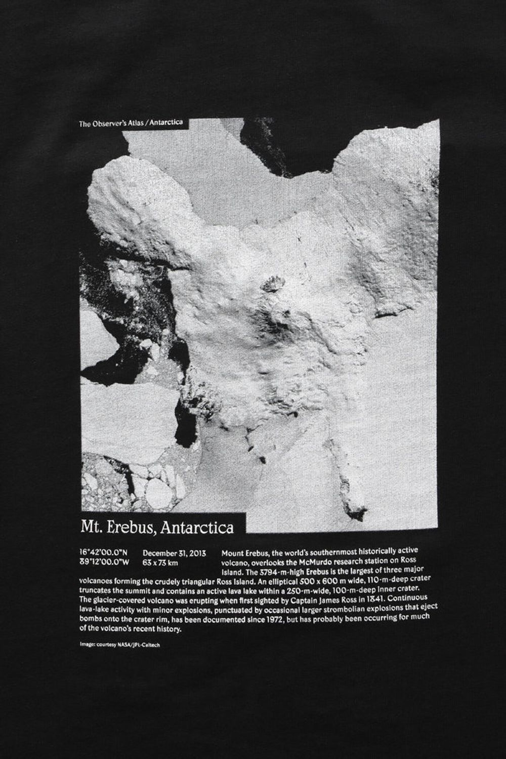 Купить Футболка Mt. Erebus, Antarctica Футболка Mt. Erebus, Antarctica