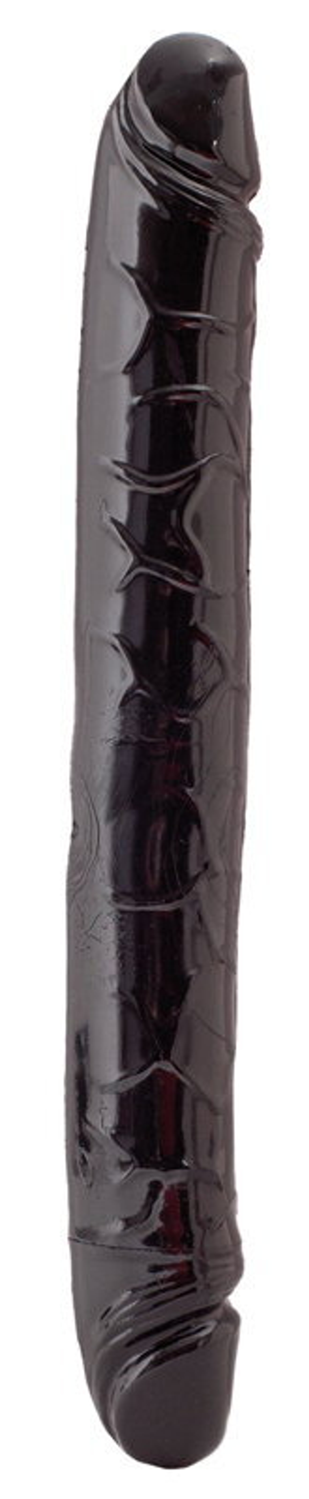 Двусторонний фаллоимитатор Black&Red by TOYFA, ПВХ, чёрный, 31 см