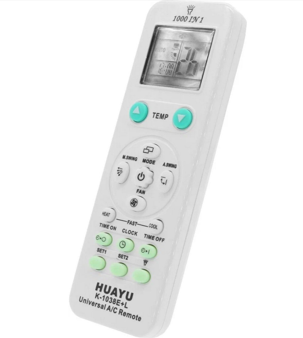 Пульт для кондиционеров универсальный K-1038E+L Huayu