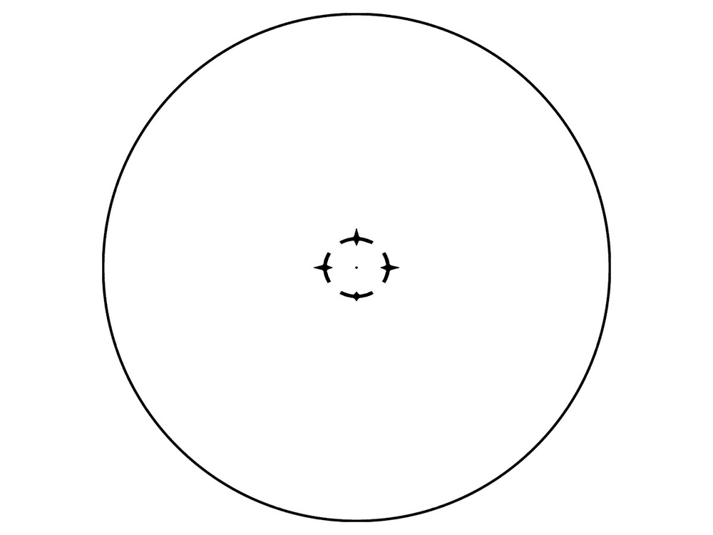 Прицел призматический Vector Optics Paragon 1x16, VEP-CDR, подсветка красная, на Picatinny, 1 MOA, IP67, 225г