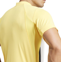 Мужское теннисное поло Adidas Heat.Rdy FreeLift Pro Polo Shirt - белый/оранжевый/черный