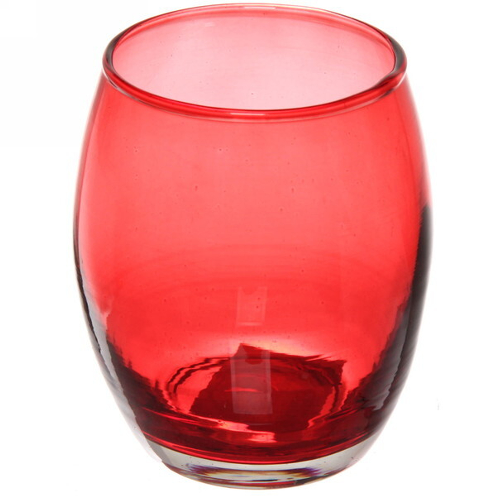 Подсвечник «Oasis-Barrel» 8*9см цвет красный