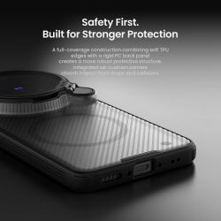 Чехол тонированный с MagSafe на Vivo X300 Ultra, серия CamShield Prop Magnetic Case (версия с прозрачной крышкой объектива) от Nillkin