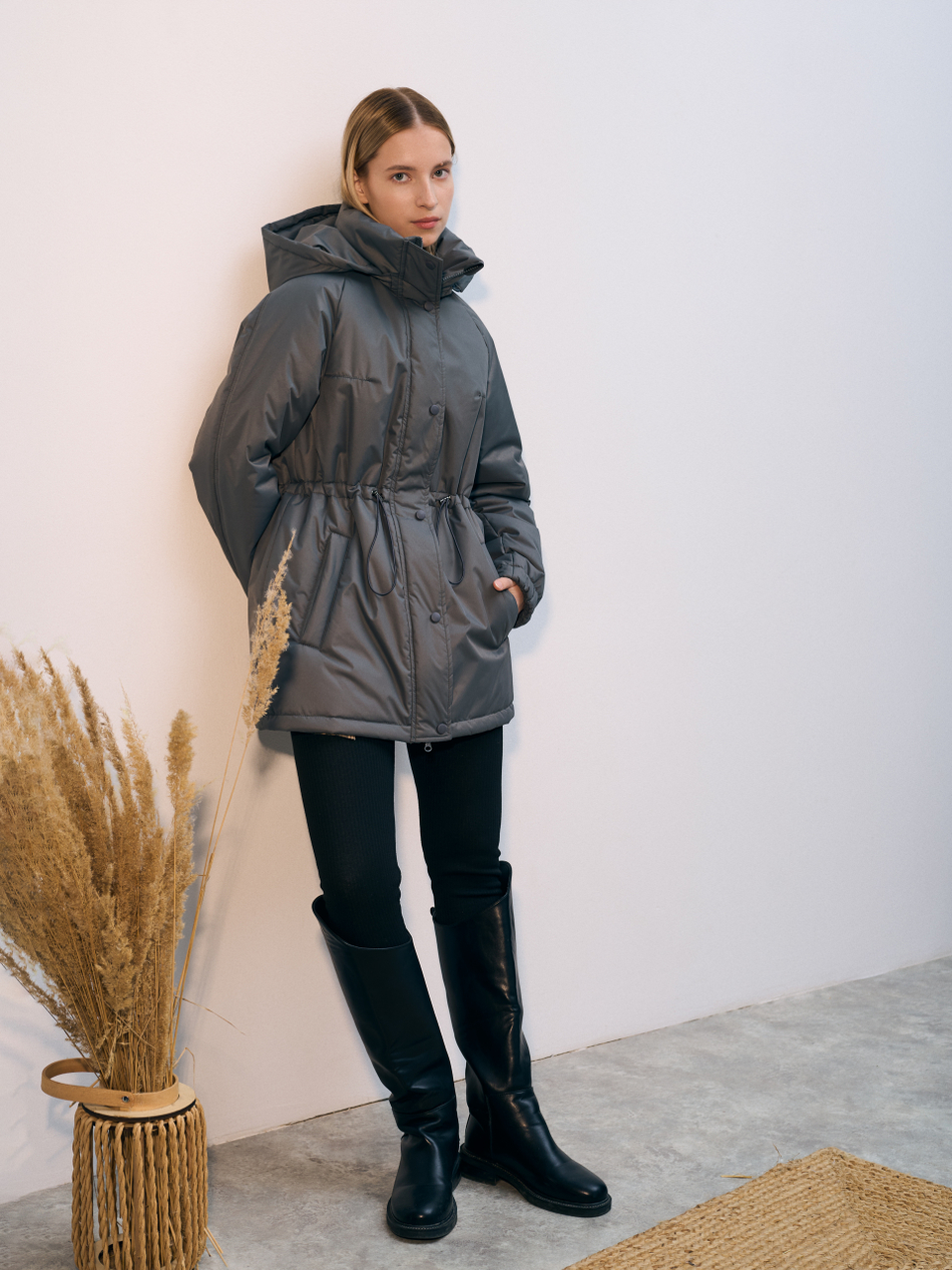 Куртка демисезонная "Нео" темно-серый