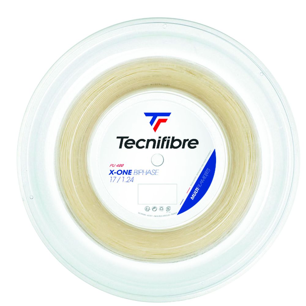 Струны теннисные Tecnifibre X-One Biphase 200m String Reel - Ecru