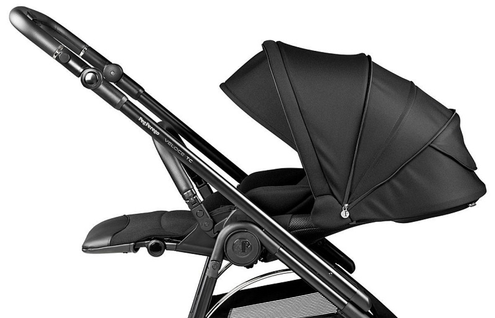Коляска 3 в 1 Peg Perego Veloce TC Belvedere SLK True Black