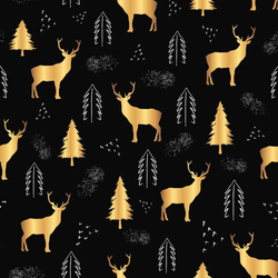 Бумага упаковочная НГ Black.Gold.White 70*100см  ассорти 1 шт