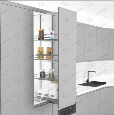 S-1144-C Шкаф-колонна в базу 350 мм, Starax, 6-ти ярусная, (280х510х1850-2000 мм)