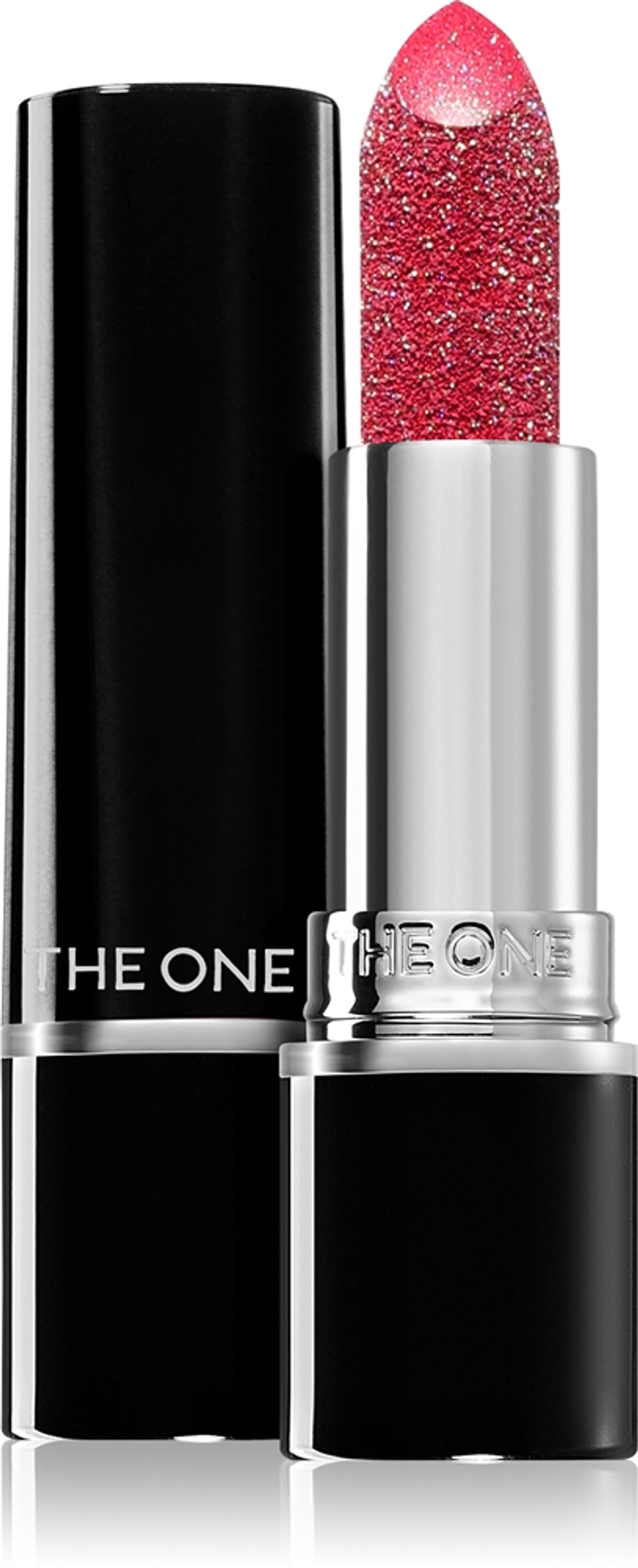 Oriflame The One Ultimate Glitter - Кремовая помада для губ, обеспечивающая блестящий блеск оттенок Wow-Factor Pink, 3 g