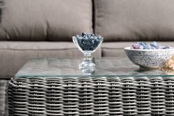 "Боно" лаунж-зона из искусственного ротанга, цвет графит