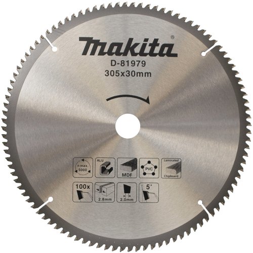 Диск п/п Makita 305*30*2.8/2*100T   (D-81979) универсальный