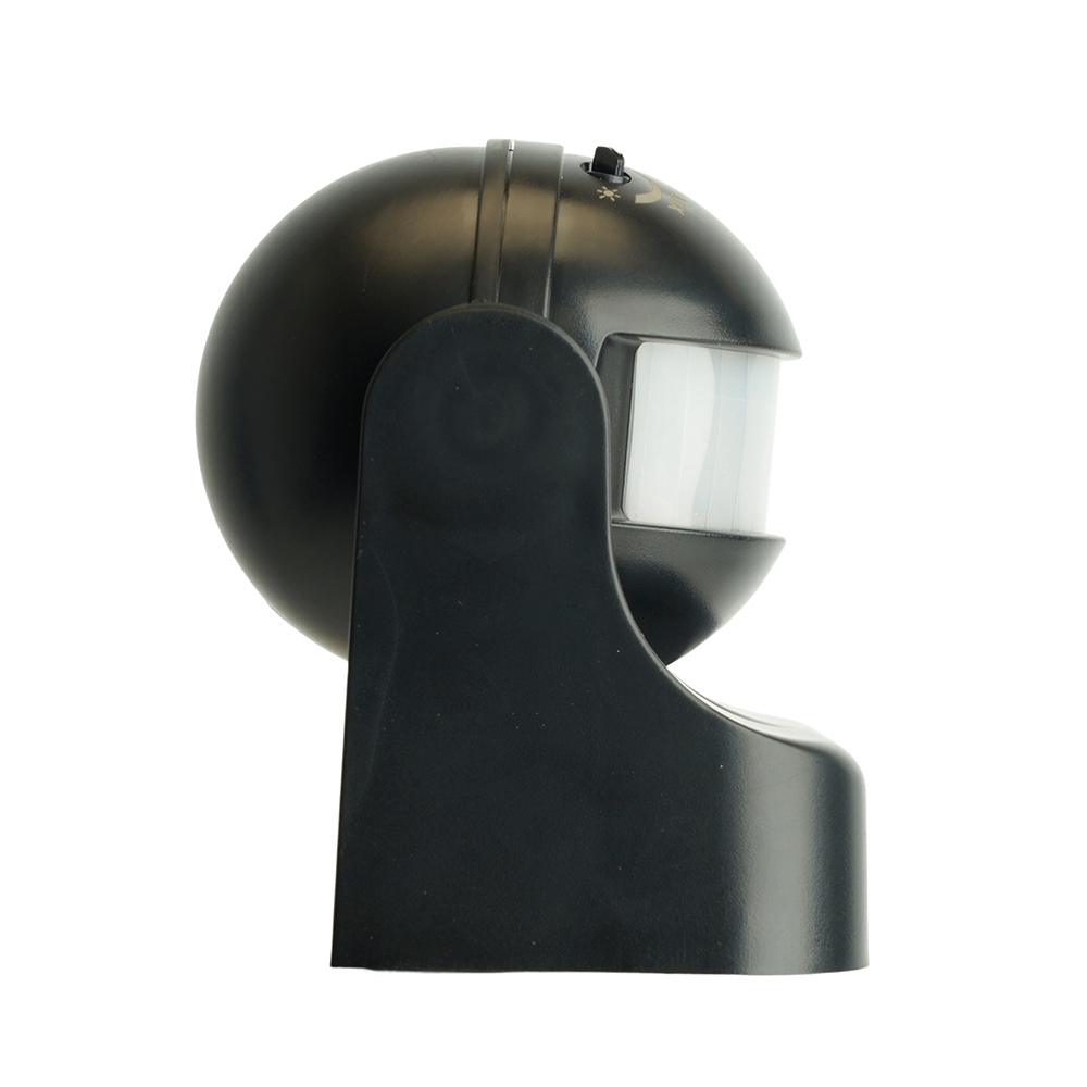 Датчик движения 1200W 12m 180° черный, SEN11