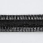 Лента для подгибания швов термоклеевая 25мм*1м, цвет черный