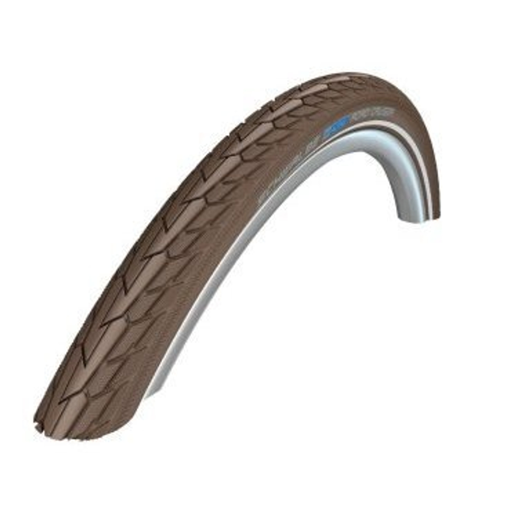 Покрышка. 28x1.60 700x40C (42-622) 05-11101279 ROAD CRUISER K-Guard, TwinSkin, B/W+RT HS484 GREEN 50EPI черно-белая SCHWALBE