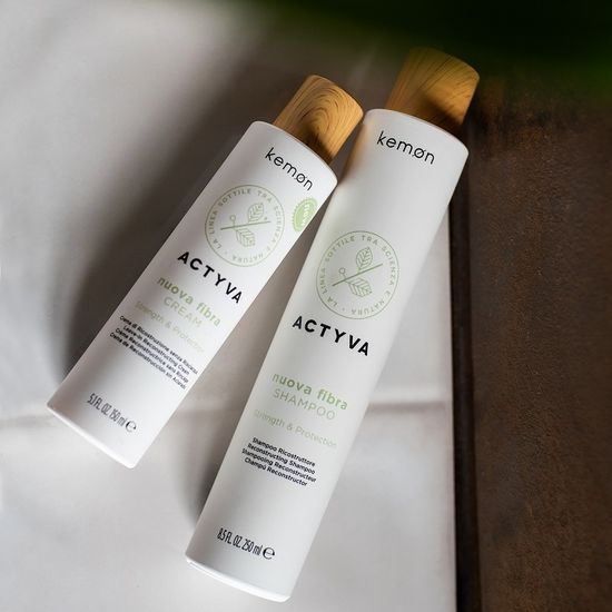 Kemon Подарочный набор "Восстановление волос": Шампунь (250 мл)+Маска (200 мл) Actyva Nuova Fibra Beauty