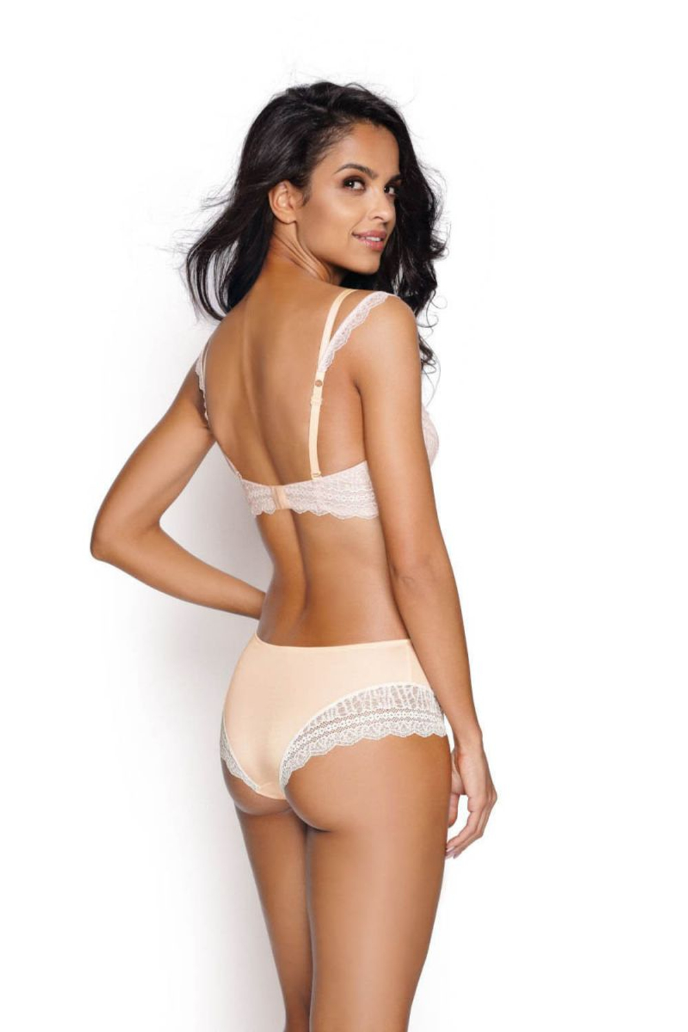 Бюстгальтер Marisol с нежным кружевом (Размер: 85B) (Цвет: бежевый)