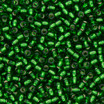 Японский бисер TOHO Round 11/0 (№27B), с внутренним серебрением, прозрачный