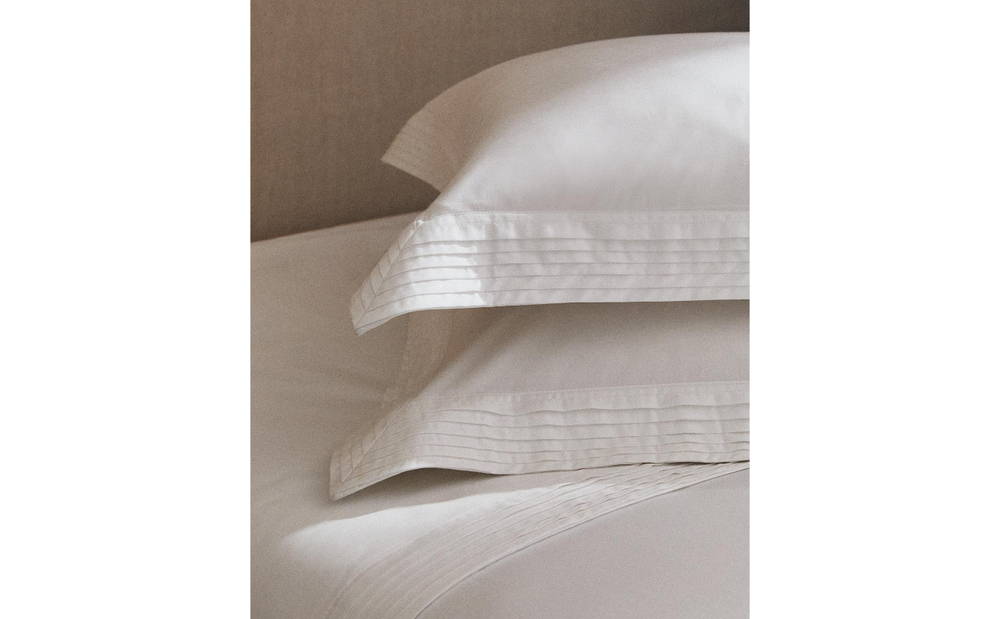 Наволочка Zara Home сатин, хлопок 100%, однотонный, 6114/091